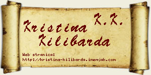 Kristina Kilibarda vizit kartica
